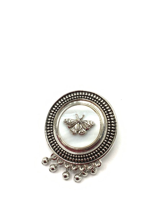 Gorgeous collectible round brooch and pendant by … - image 3