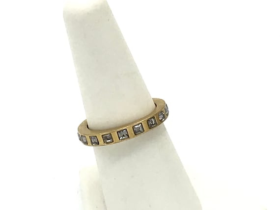 Lia Sophia jewelry Crystal Ring Size 8