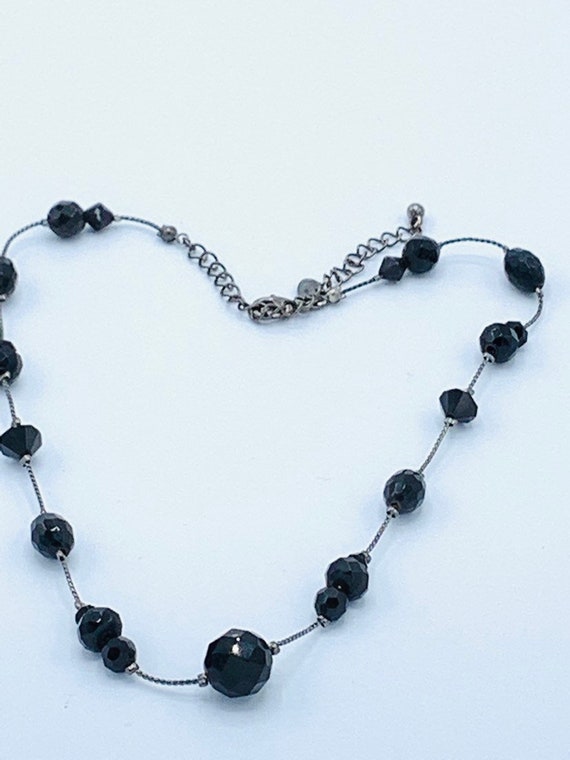 Lia Sophia black tone necklace - image 7
