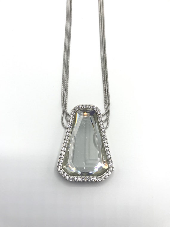 Lia Sophia Crystal Necklace, mirror. - image 7