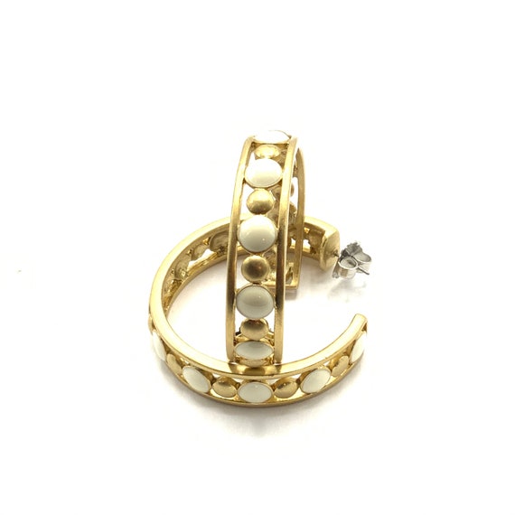 Gorgeous collectible hoop earrings by Lia Sophia,… - image 1