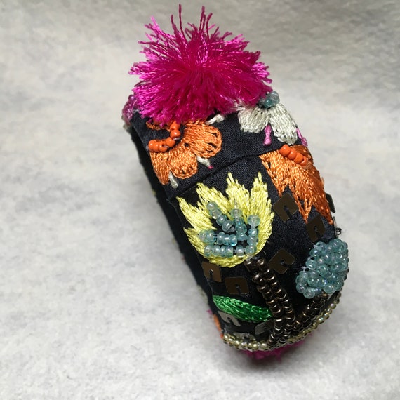 Bracelet by Santi, handmade, Embroidery stitching - image 1