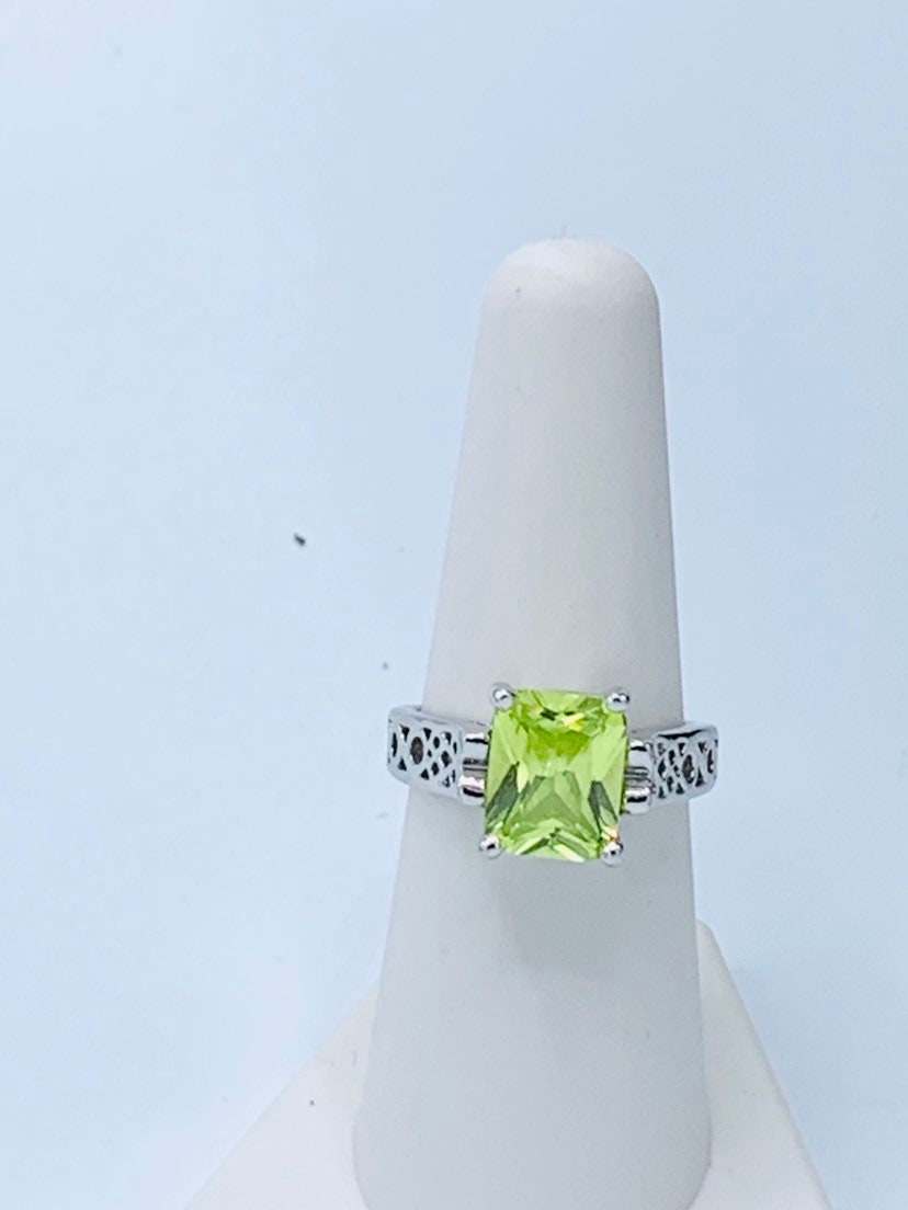 Bague Lia Sophia – Argent Et Cristal – Taille 8 – Neuf Avec étiquettes