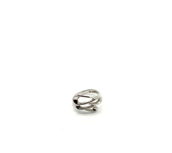 Gorgeous collectible silver tone ring by Lia Soph… - image 1