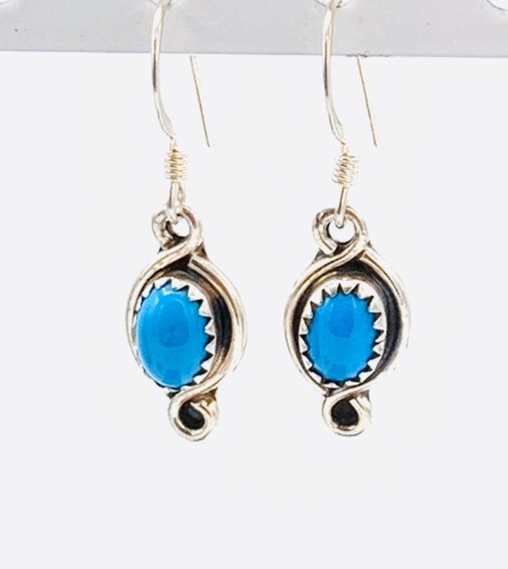 Vintage Turquoise and Sterling Silver, 925 - image 6