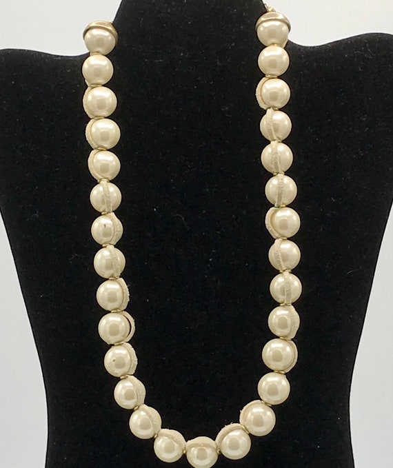 White pearl necklace by Lia Sophia - image 1