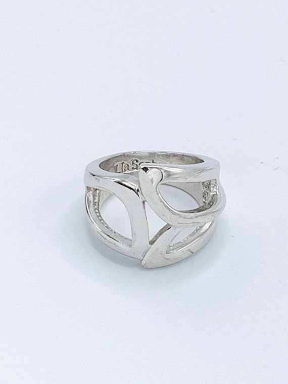 Silberfarbener Ring von Lia Sophia vintage Etsy