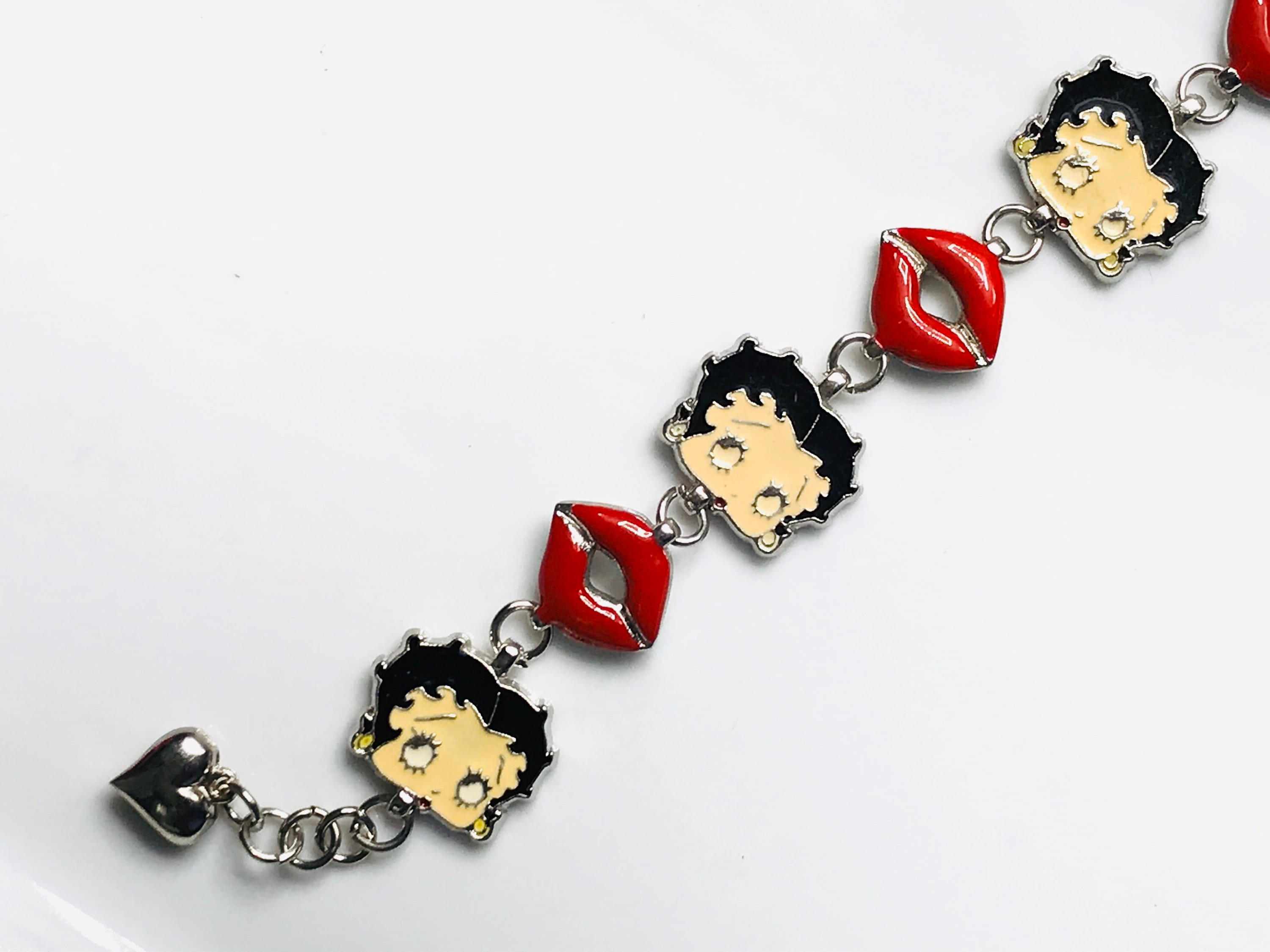 ヴィンテージ ベティ・ブープ ブレスレット、エナメル - Etsy 日本