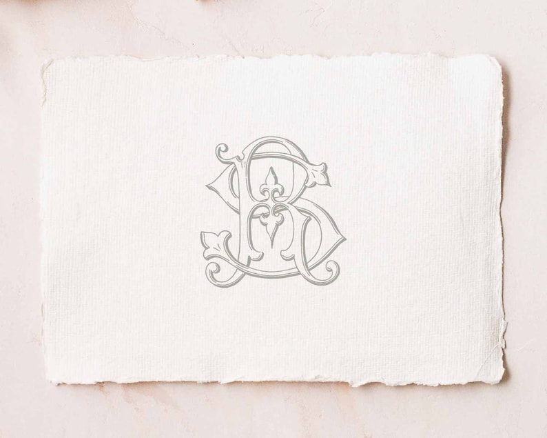 Rustic Sr Monogram Vintage Wedding Monogram RS SR - Wedding Invitation, Digital Download ...