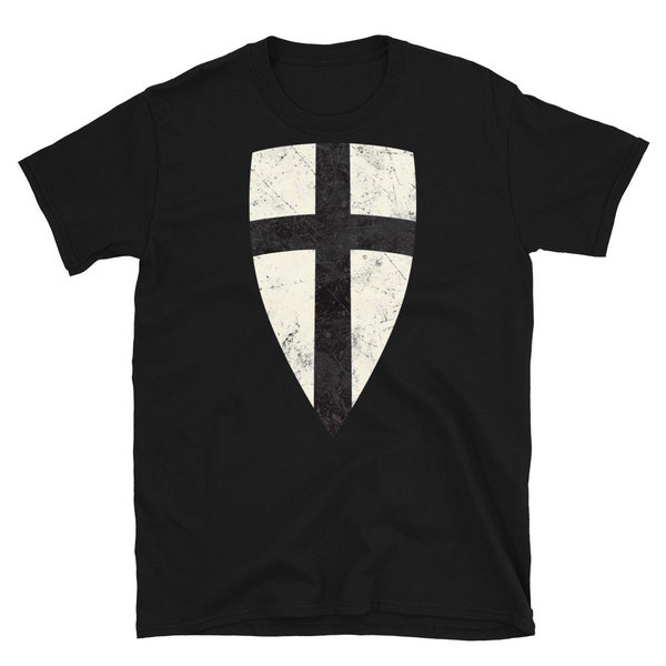 Teutonic Knights Cross Shield Crusader T-shirt