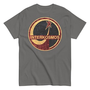 Interkosmos T-Shirt •Sowjetisches Weltraumprogramm T-Shirt • Vintage Kosmonauten Kunst • Geschichtsgeschenk