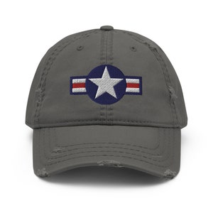 US Air Focre USAF Distressed Hat