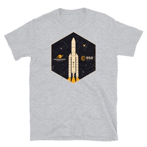 ESA European Space Agency Rocket T-shirt