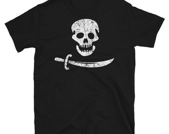 Pirates Flag Jolly Roger Skull Sword