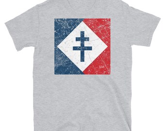 Lorraine Cross Free France History T-shirt