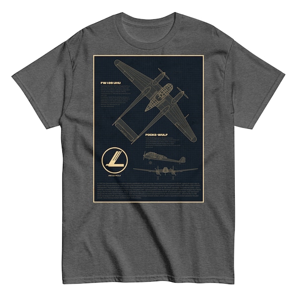 FW 189 UHU German Aircraft of WW2 T-shirt