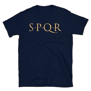 SPQR Roman Empire T-shirt Rome Symbol