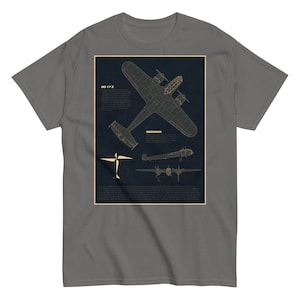 Vintage Aircraft German Dornier Do 17 Z Bomber WW2 T-shirt