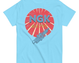 Japanisches klassisches NGK JDM Auto-T-Shirt