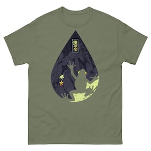 Camiseta com estampa de sapo Kaeru estilo japonês