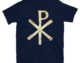 Chi Rho Christian Orthodox Symbol T-shirt