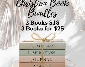 Faith-Inspired Christian Book Bundle, Encouragement for Women, Devotionals -Journals including Christian Best Sellers