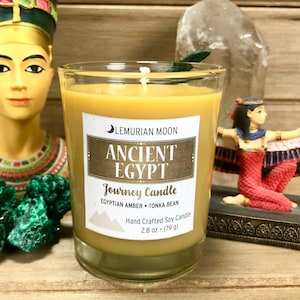 Brown Soy Spell Candle, Scented Spell Candle, Meditation Candle, Brown Scented Candle, Ancient Egypt Candle, Soy Candle, Spell Votive, Wicca