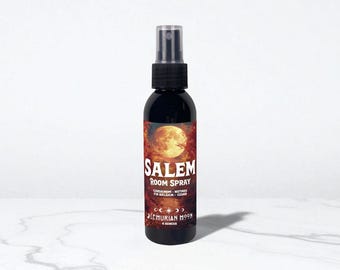 Désodorisant d'ambiance Salem 4 oz, vaporisateur parfumé, senteur d'automne, senteur d'automne, cardamome, cèdre, sorcellerie, sorts, rituels