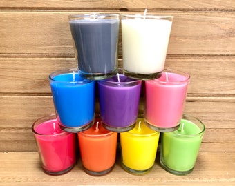 Colored Spell Candles, Soy Spell Candle, Wiccan Candle, Ritual Candle, Vegan Spell Candle, Unscented, Choice of Color