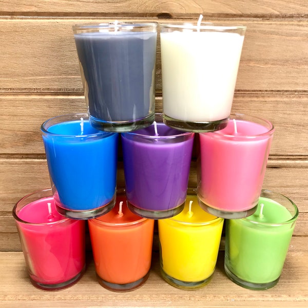 Colored Spell Candles, Soy Spell Candle, Wiccan Candle, Ritual Candle, Vegan Spell Candle, Unscented, Choice of Color