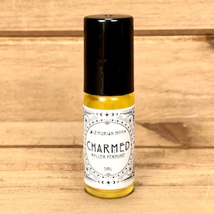 Roller Perfume, 5mL, Bio Jojoba Öl, Zesty Bergamont, Smoky Cedar, Amber, Zauber, Rituale, Meditation