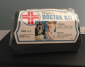 Kit da medico giocattolo Hasbro vintage NOS sigillato, spedizione gratuita