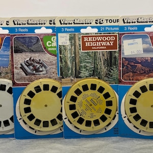 Loy of 4 Packages View Master 3-D Tour Reels