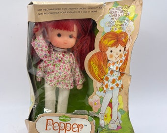 Vintage Fun-World Pepper Doll in Box Hong Kong