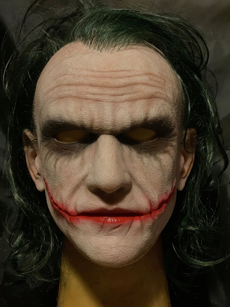 Joker Silicone mask the dark knight DC comics Etsy