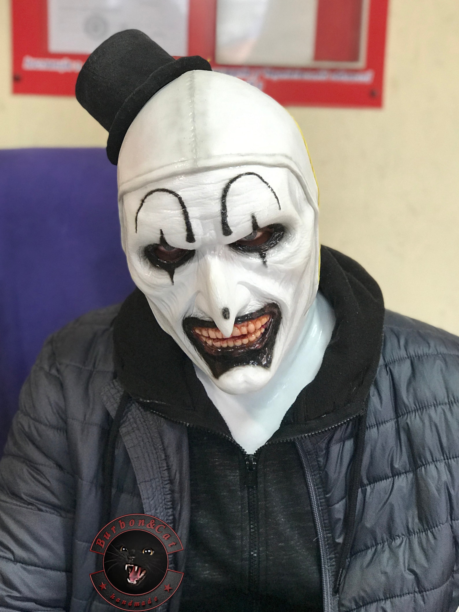 Terrifier Art the Clown Silicone mask | Etsy