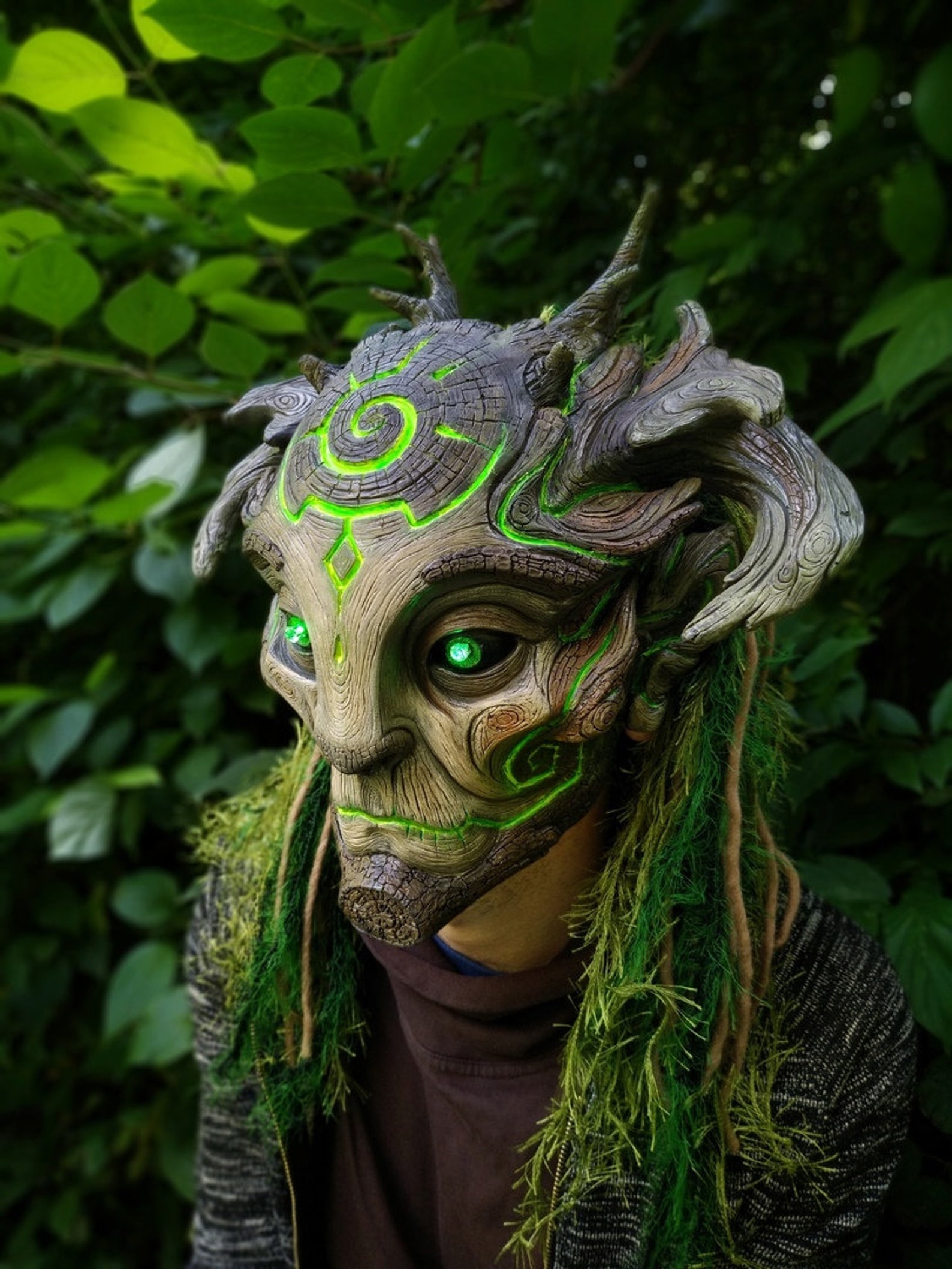 Forest Spirit Mask Etsy
