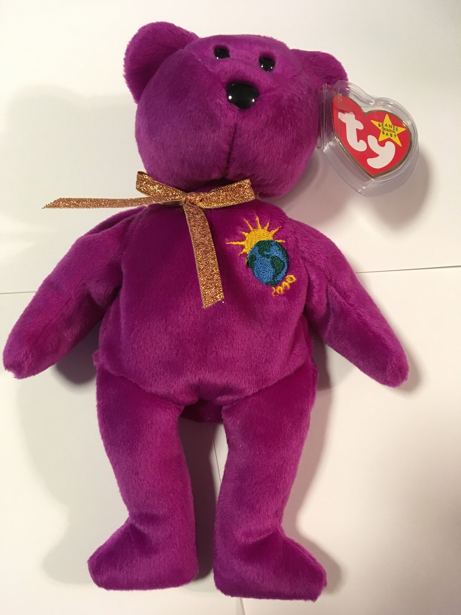 TY Millennium Beanie Baby Bear Etsy