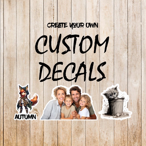 CUSTOM VINYL DECAL // Custom Decal // Your Text Here // Personalized Vinyl Decal // Customized Vinyl Decal // Make Your Own Vinyl Decal