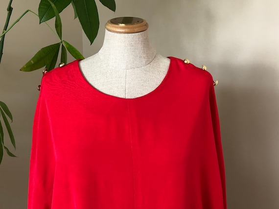 Vintage cocoon style dress, casual dress, loose fi