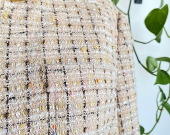 Multicolour Wool Blend Tweed Jacket - Etsy