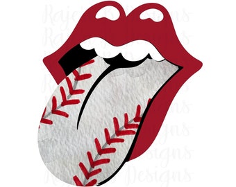 rolling stones baseball tongue shirt