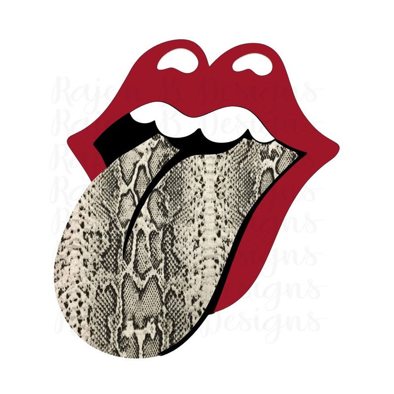 Snake Skin Tongue-Snake Print-Animal Print-Digital | Etsy