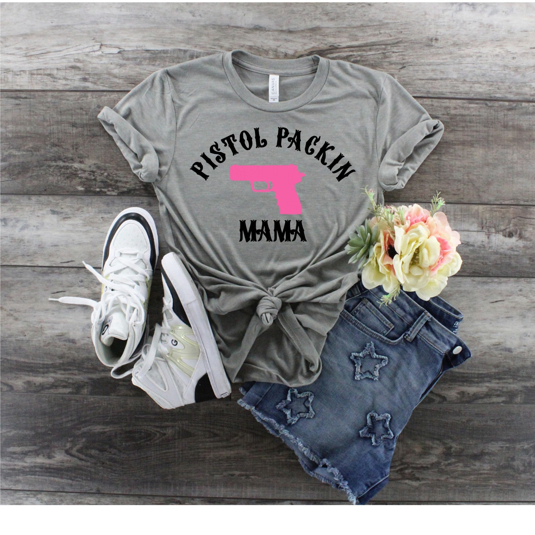 Pistol Packin MamaPink PistolGun2nd AmendmentDigital Etsy