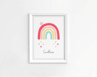 Customizable Children's POSTER. Decoration for children. Different measures