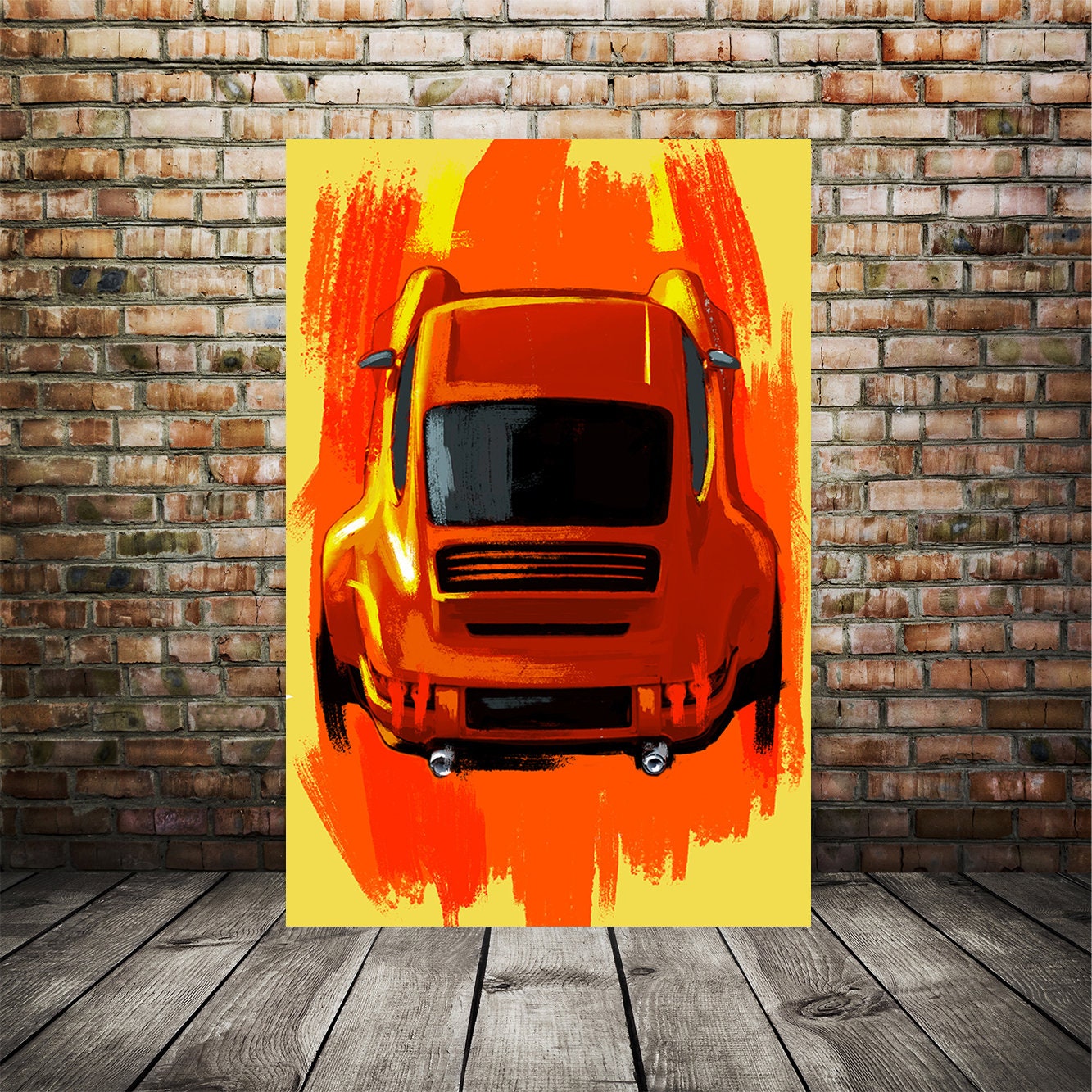 Porsche Carrera 911 Kunst Abstrakter Porsche Kunstdruck Man | Etsy