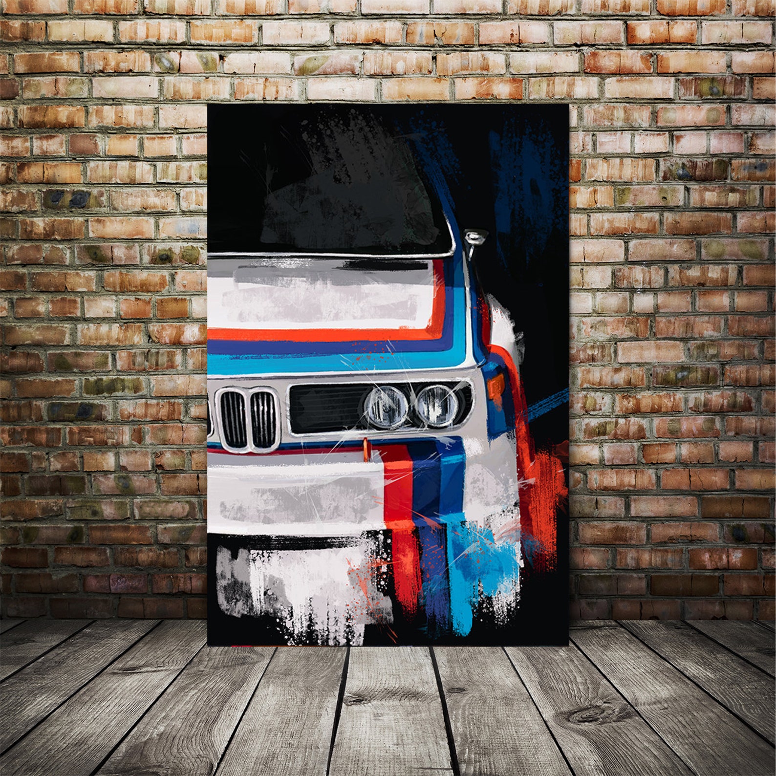 BMW Race Car M Colors E9B CSL BMW Art Print estampados de | Etsy