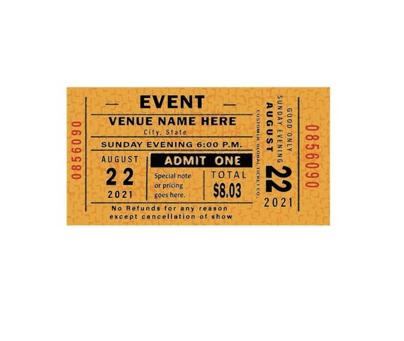 Vintage ticket stubs