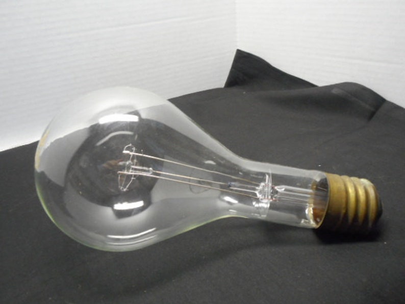 True Vintage Light Bulb Large Base 9 1/2 inches tall Etsy