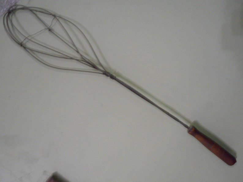 Vintage Metal Rug Beater Carpet Beater With a Wooden Handle Etsy